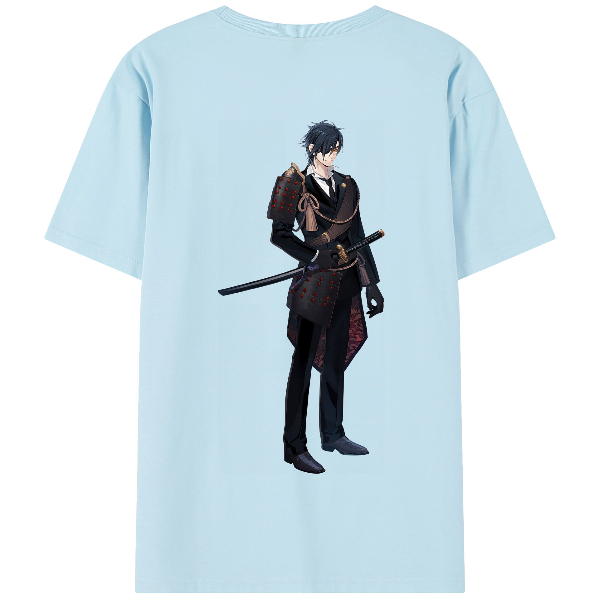 （画像用） 刀剣乱舞 Touken Ranbu 綿100％半袖Tシャツ（背面プリント）